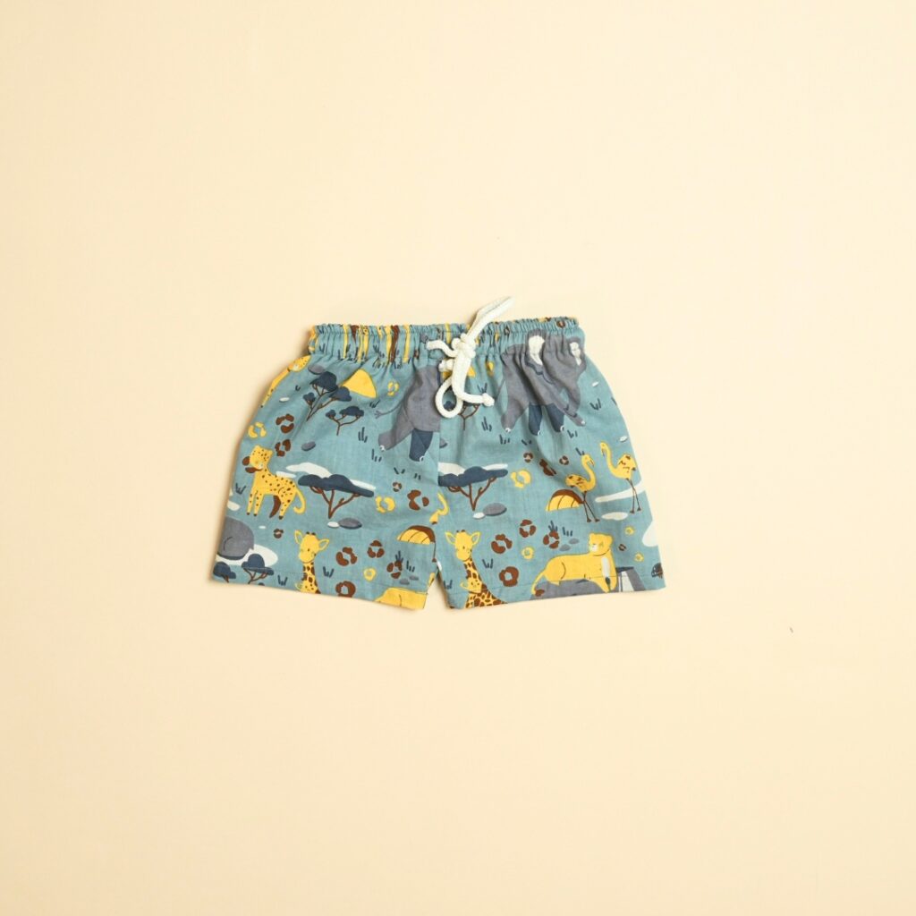 Jungle Jaunt - Unisex Jhabla Shorts Set - Image 7