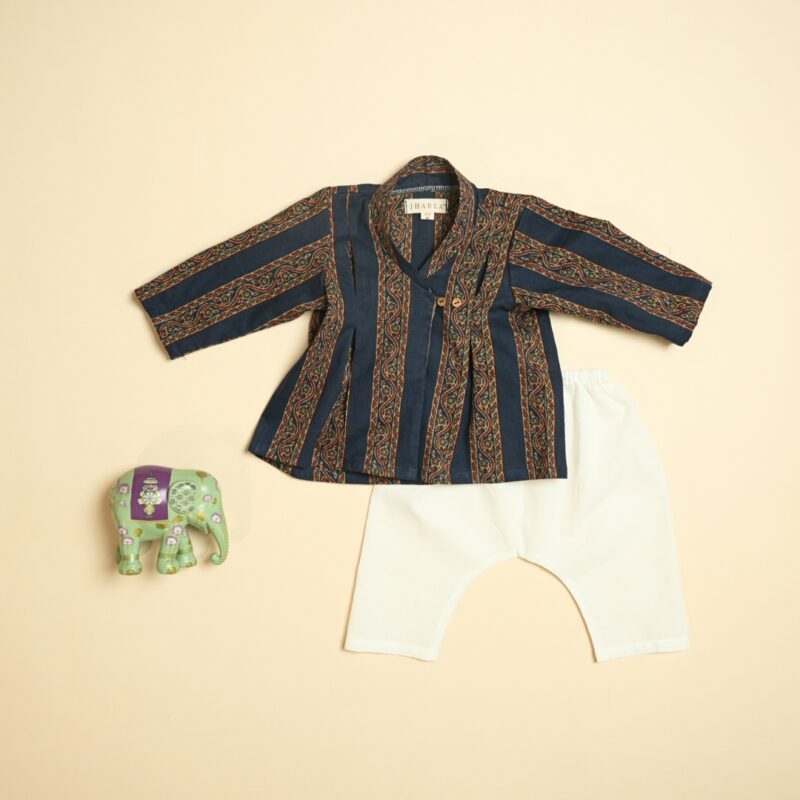 Madhava - Unisex Angrakha Pajama Set