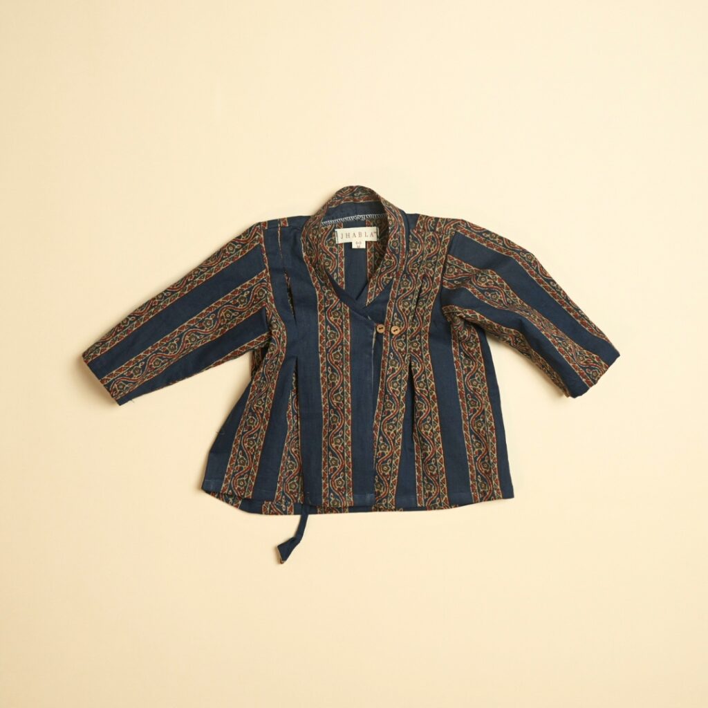 Madhava - Unisex Angrakha Pajama Set - Image 4