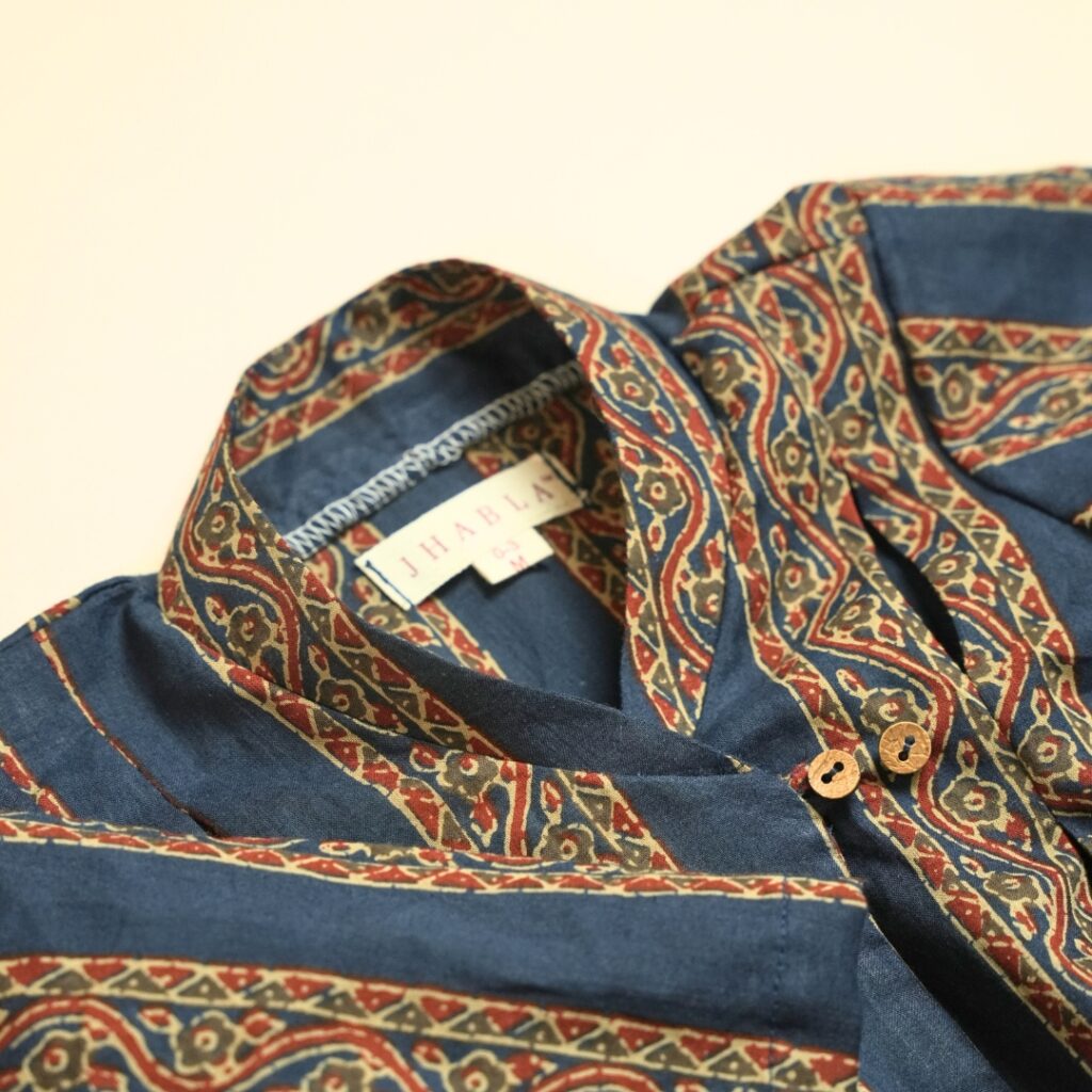 Madhava - Unisex Angrakha Pajama Set - Image 8