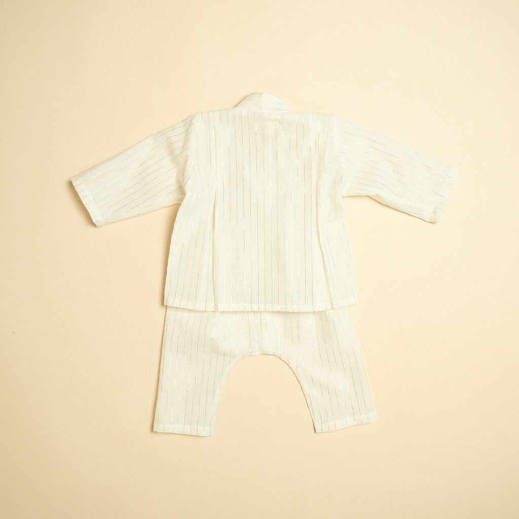 Chandani Raatein - Unisex Angrakha Pajama Set - Image 3