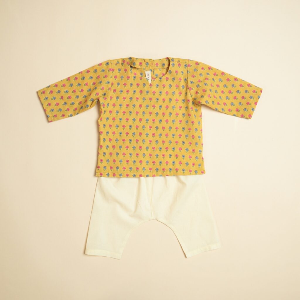 Chogni Jaipur - Girl Kurta Pajama Set - Image 2
