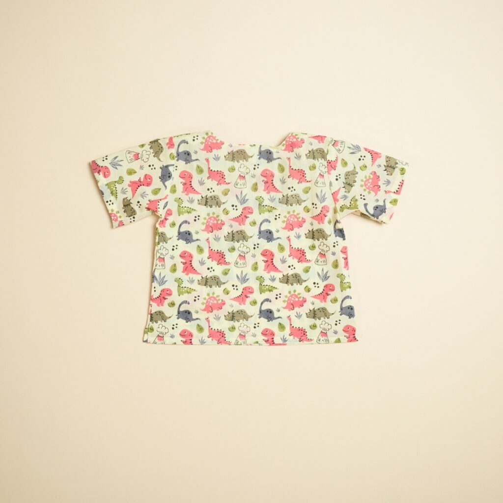 Dino Mite - Unisex Jhabla Shorts Set - Image 5