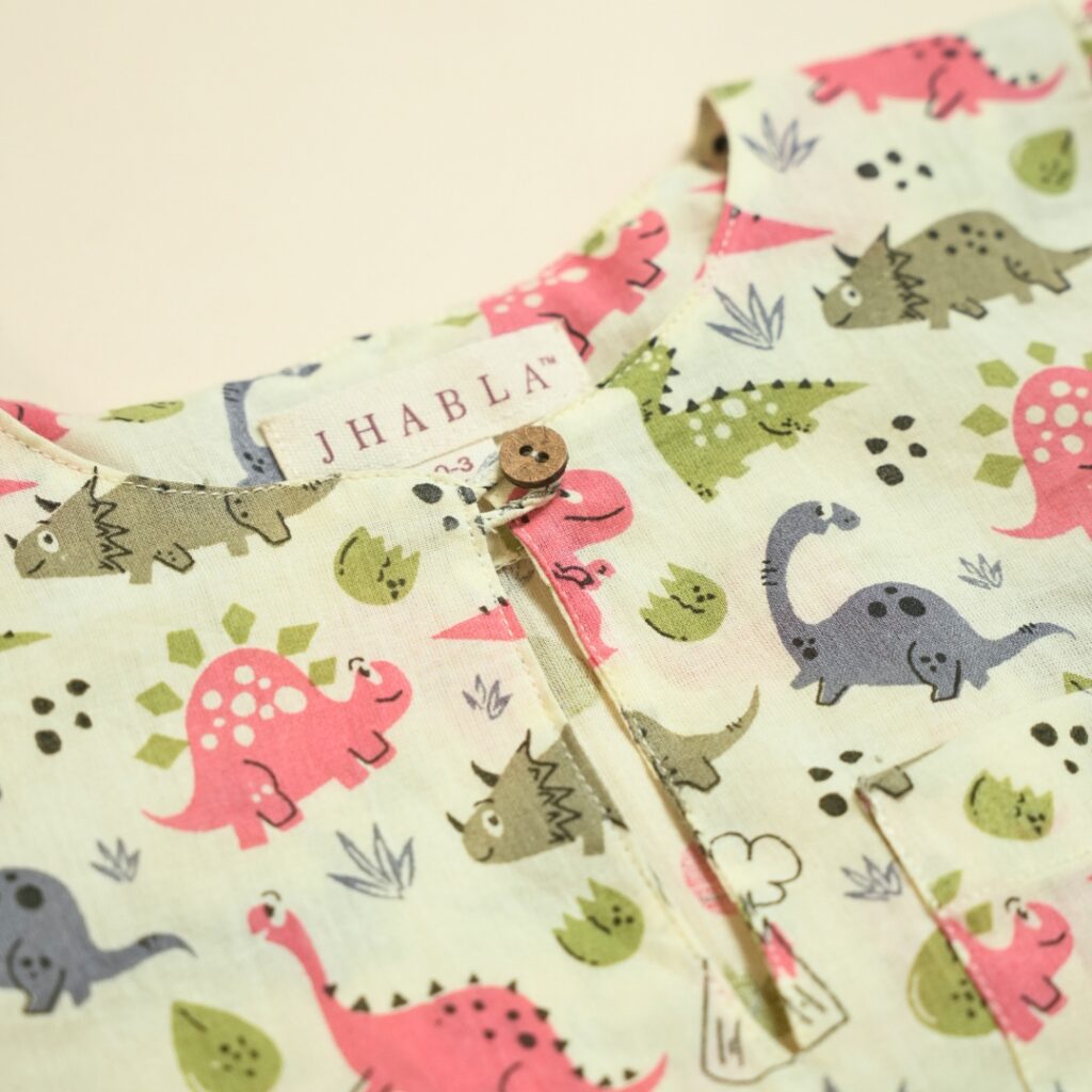 Dino Mite - Unisex Jhabla Shorts Set - Image 8