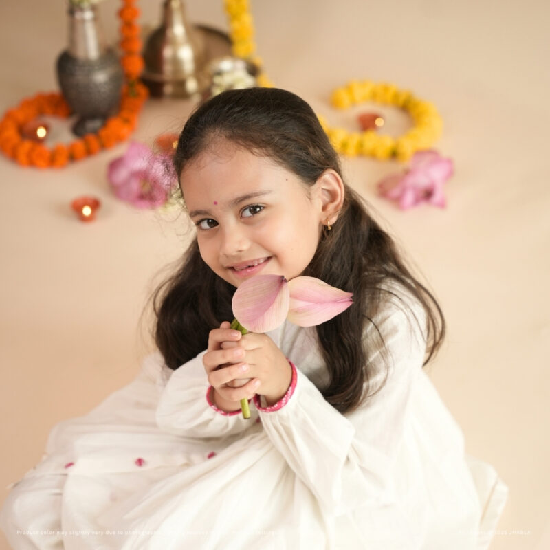 Aadhya - Girl Angrakha Dhoti Set