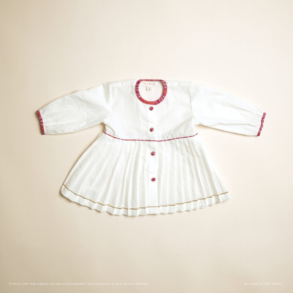 Aadhya - Girl Angrakha Dhoti Set - Image 7