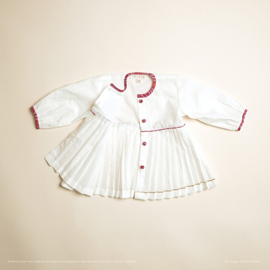 Aadhya - Girl Angrakha Dhoti Set - Image 9