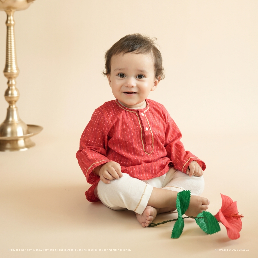 Gudhal – Baby Cotton Kurta Pajama Set