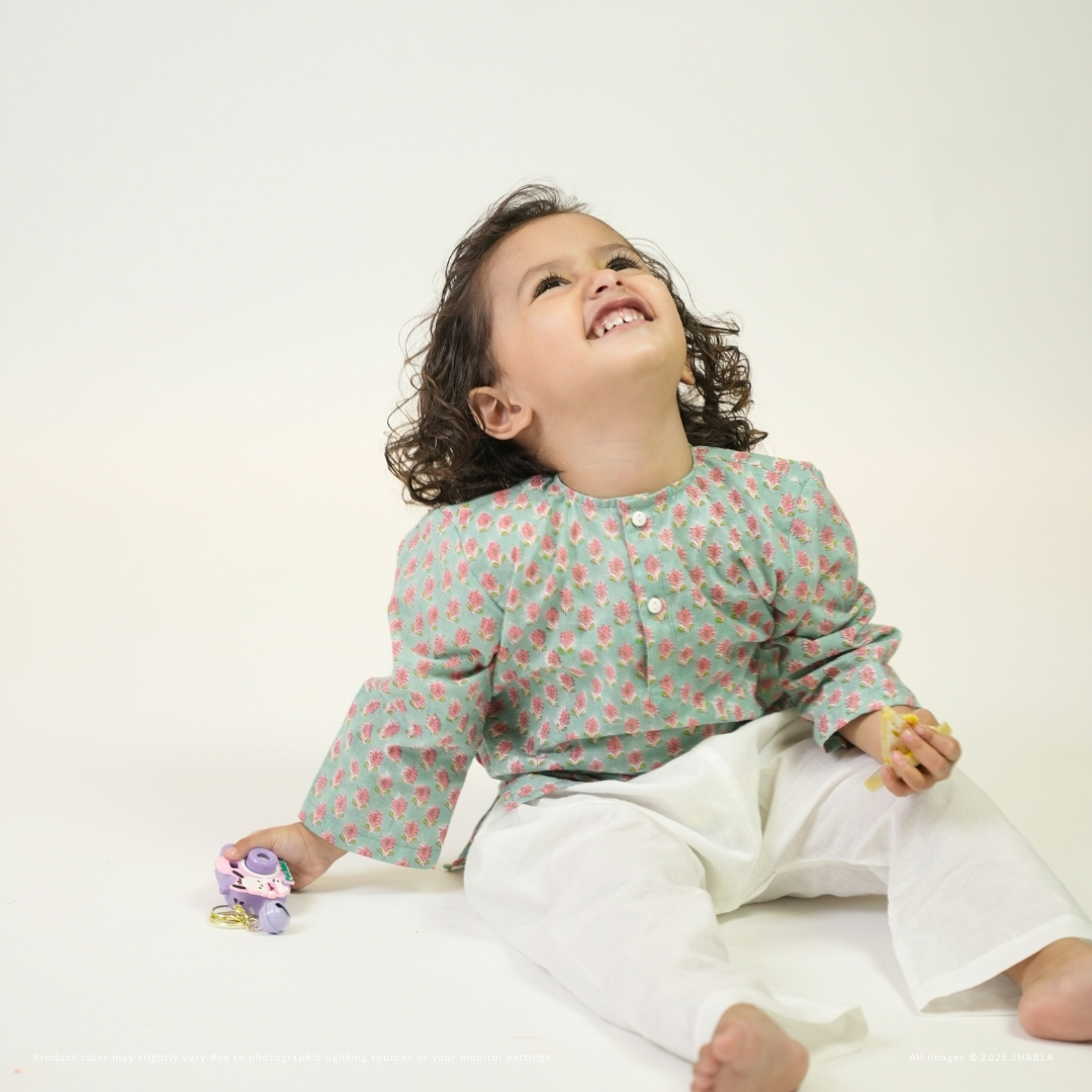 Harith – Baby Cotton Kurta Pajama Set