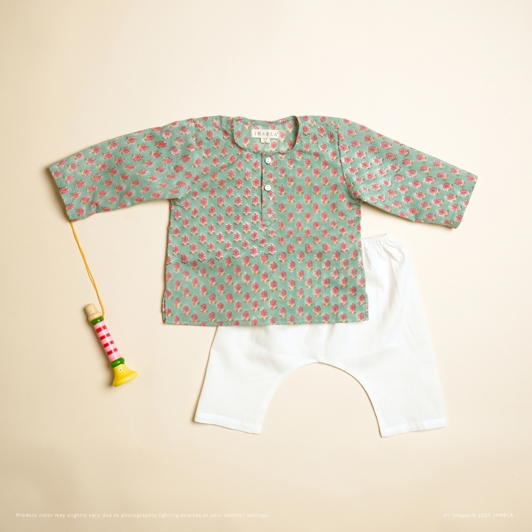 Harith – Baby Cotton Kurta Pajama Set