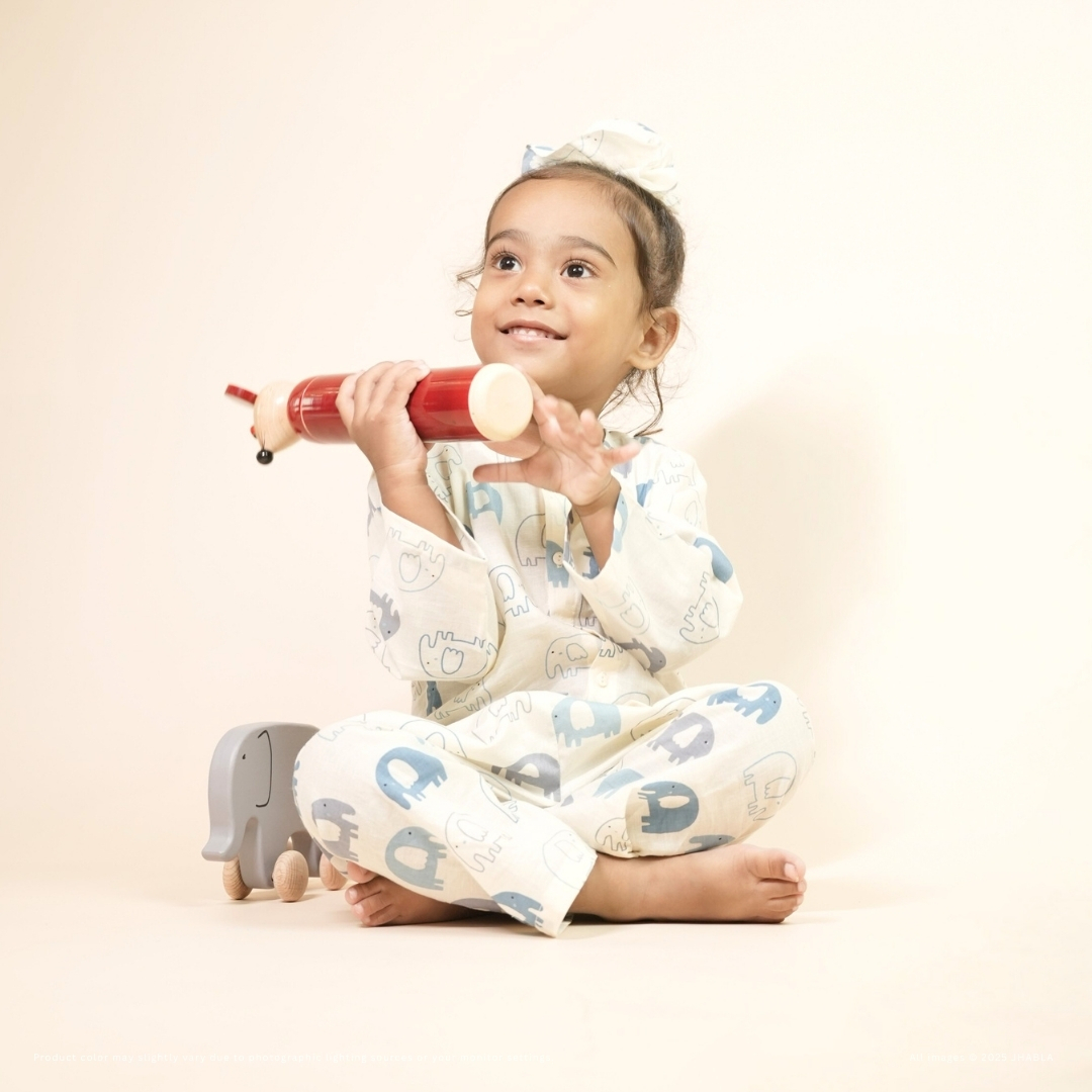 Big Ears – Baby Cotton Jhabla Pajama Set
