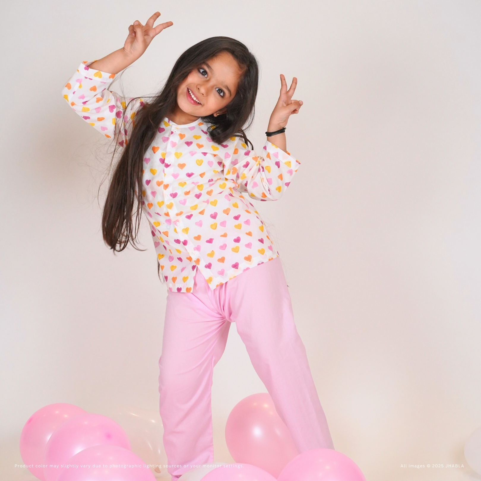 Dil Se Bachcha – Baby Girl Cotton Jhabla Pajama Set