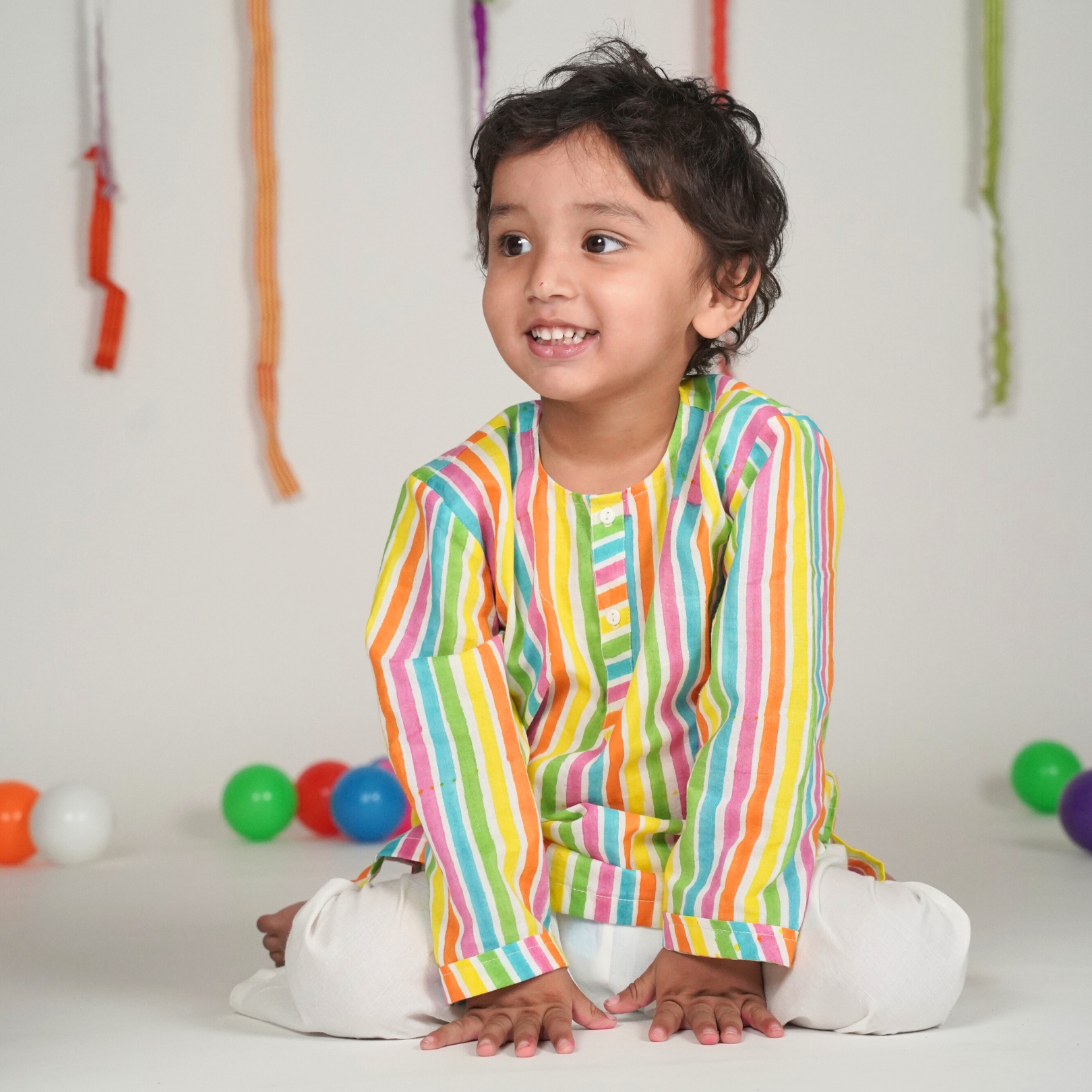 Rang Birange – Baby Cotton Kurta Pajama Set