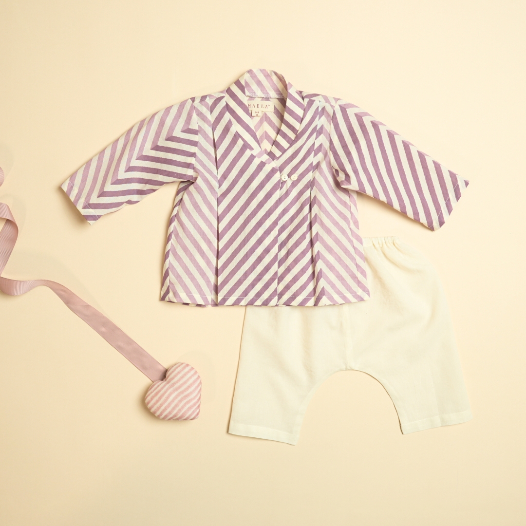 Jambul – Baby Cotton Angrakha Pajama Set