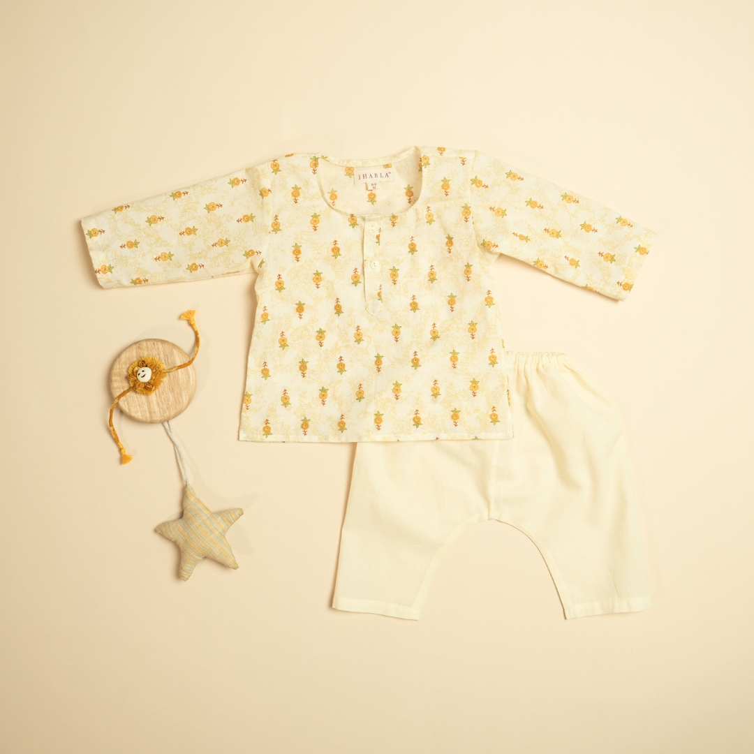 Surajmukhi – Baby Cotton Kurta Pajama Set