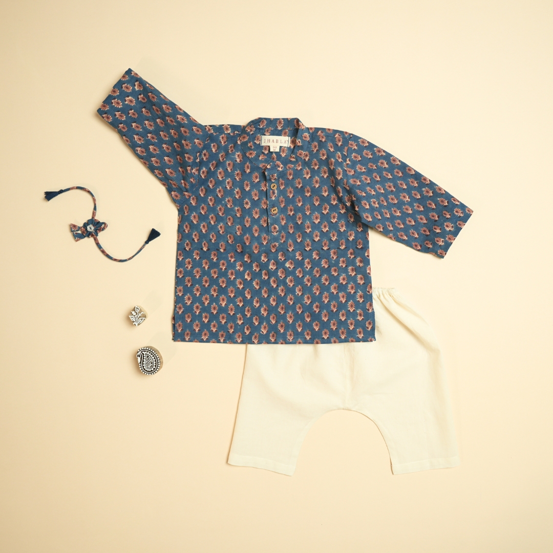 Aadvait – Baby Boy Cotton Kurta Pajama Set