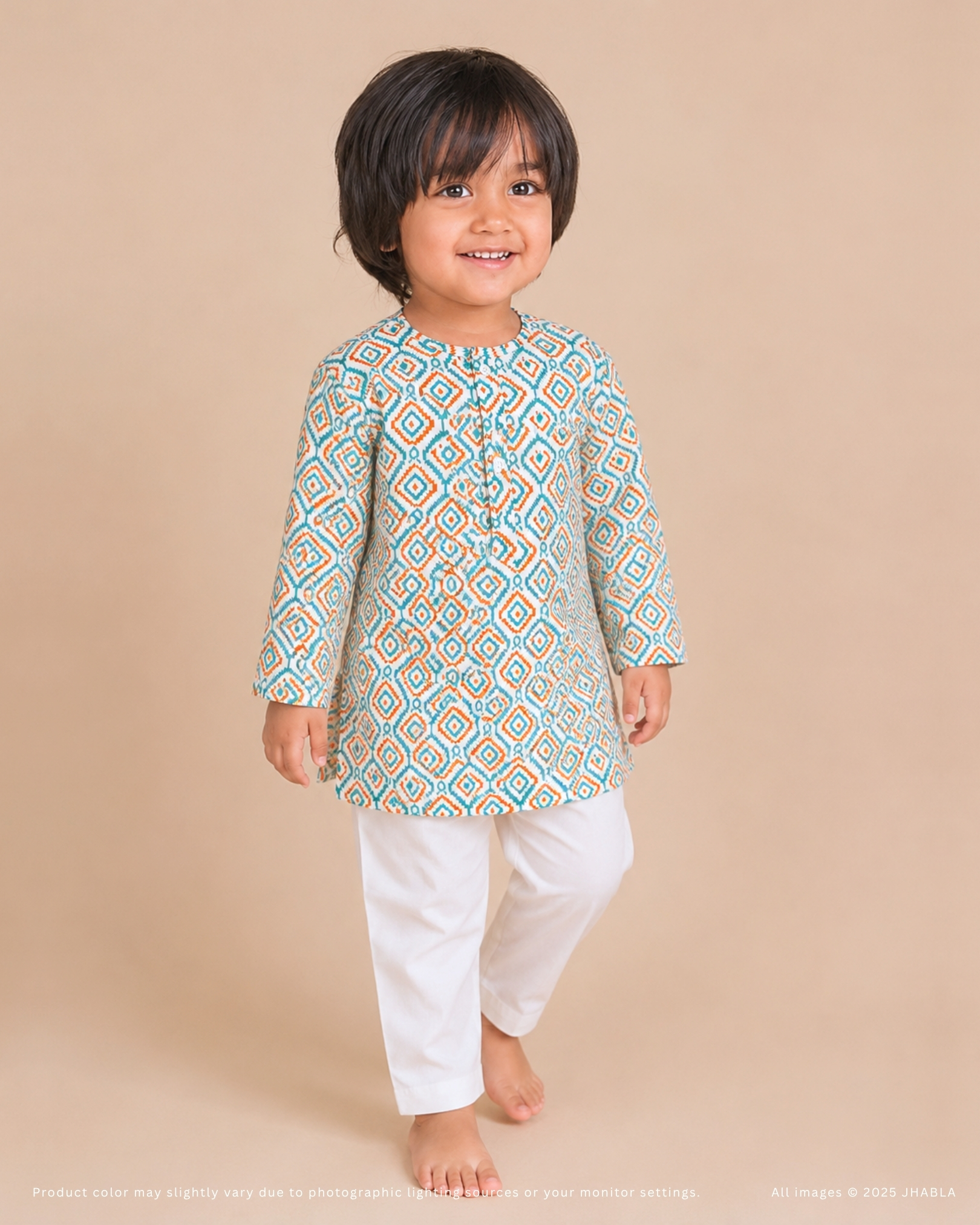 Dawn & Dusk – Baby Cotton Kurta Pajama Set