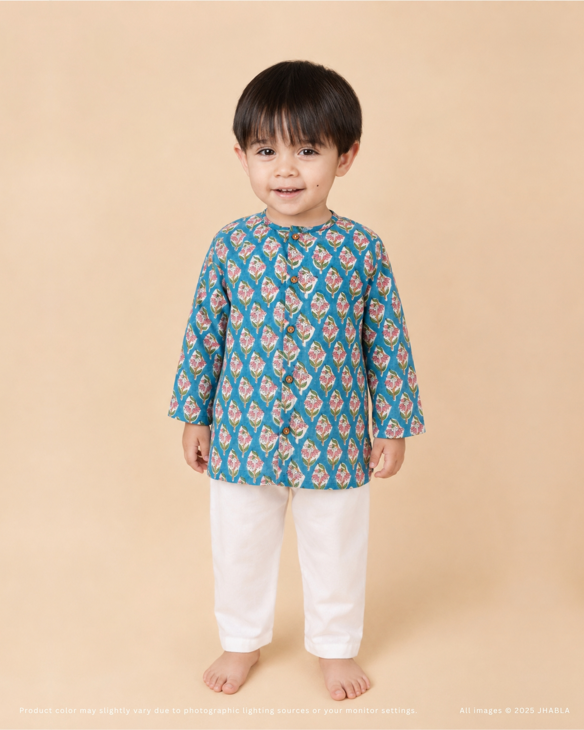 Aakash – Baby Mulmul Jhabla Pajama Set
