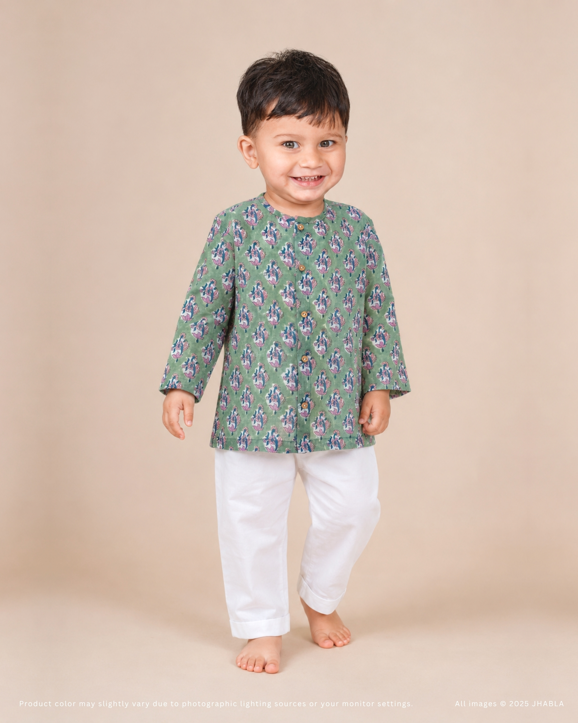 Bagicha – Baby Mulmul Jhabla Pajama Set
