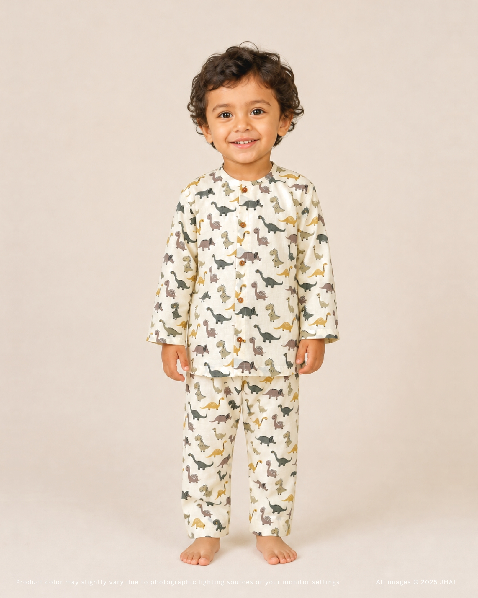 Jurassic Park – Baby Cotton Jhabla Pajama Set